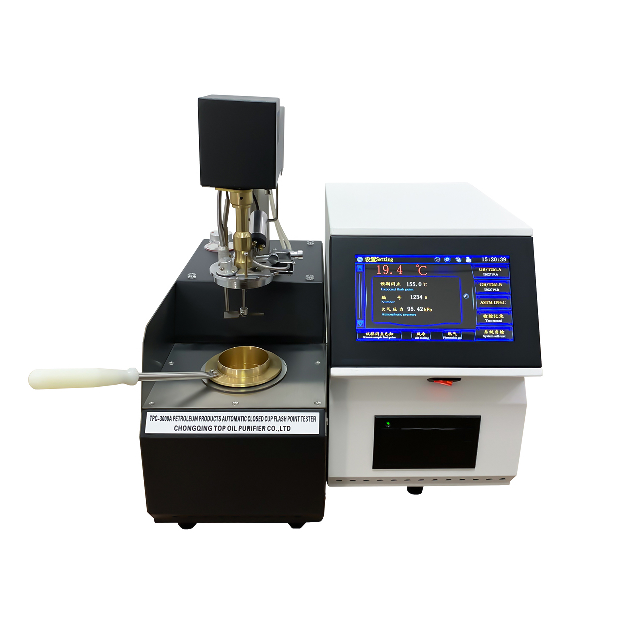 ASTM D93 Автоматический тестер температуры вспышки TPC-3000A для нефтепродуктов