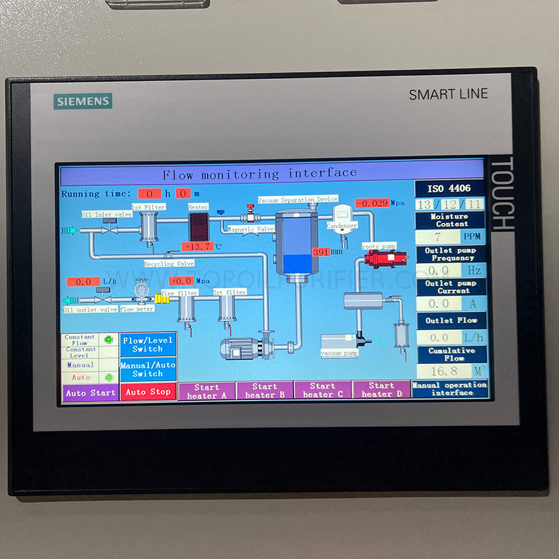 ZYB-A PLC Полностью автоматическая установка по переработке изоляционного масла